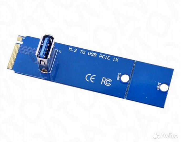 Переходник M2-USB для видеокарт