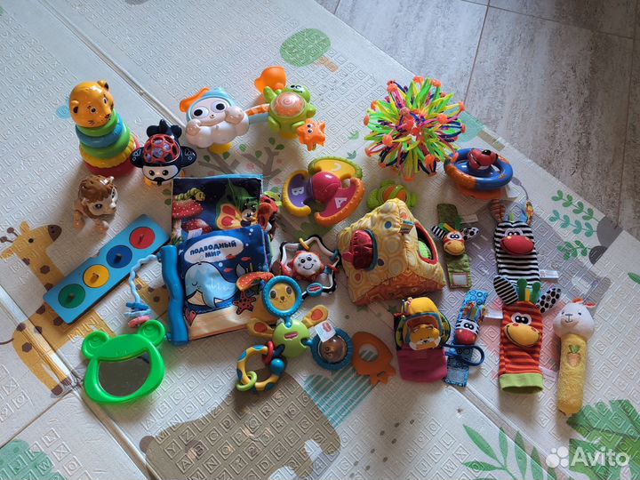 Бронь Детские игрушки пакетом до 1 года