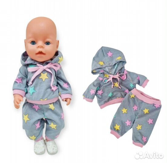 Одежда для пупсов кукол Бэби Борн 43 см/ Арт. 1.35