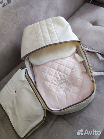 Комплект на выписку для девочки зима