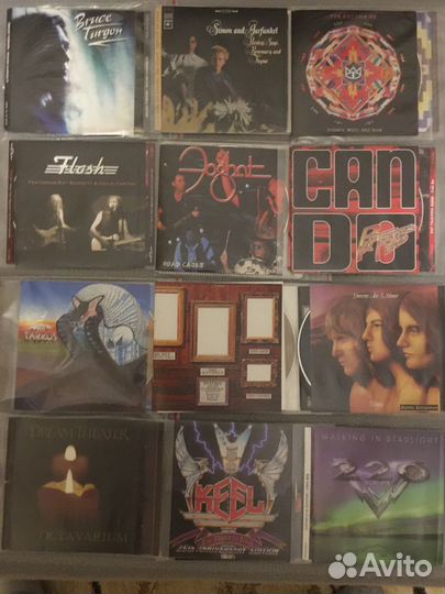 Компакт диски с любимой рок-музыкой