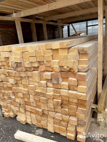Брус обрезной 100х150х6000мм 1 сорт ГОСТ