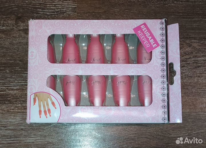 Новые зажимы для снятия гель-лака 10 шт