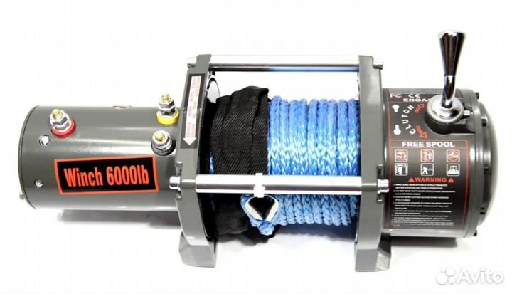 Лебедка электр Electric Winch 6000 Lbs кевлар