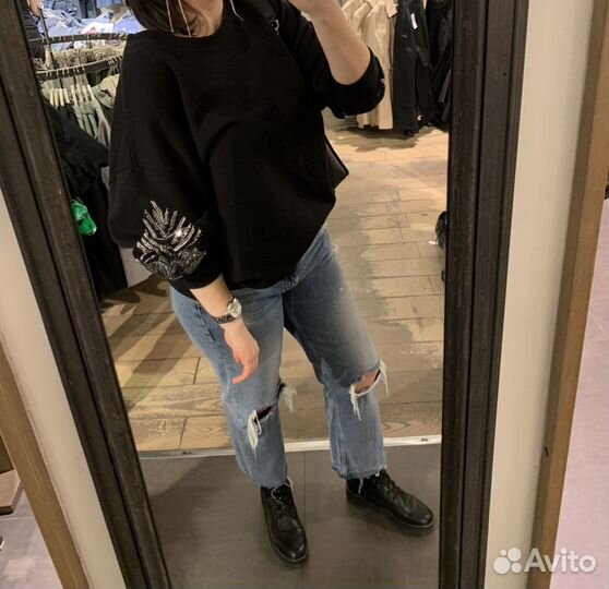 Zara свитшот толстовка худи