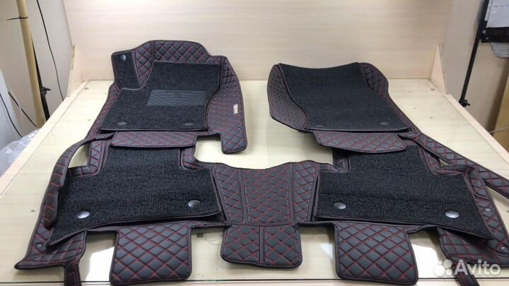 3D Коврики Toyota Салон Багажник из Экокожи