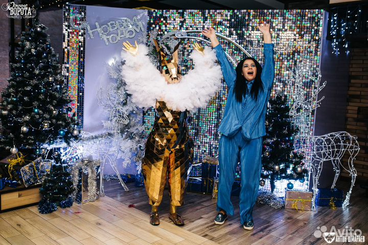 Зеркальные люди / тигр / бык / заяц