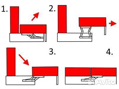 Диван кровать прямой от производителя