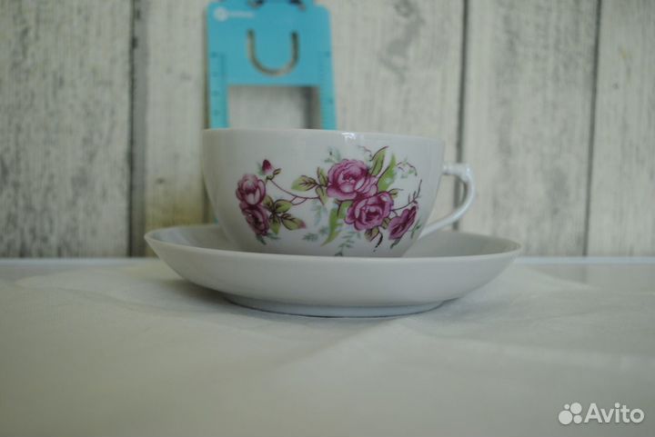Чайная пара раритет фарфор