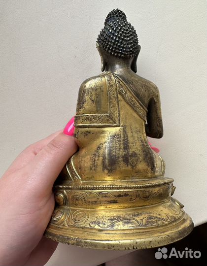 Бронзовая статуэтка Будда