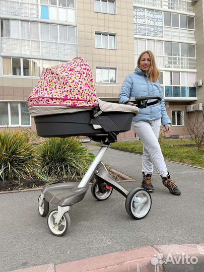 Летний кит для stokke розовый