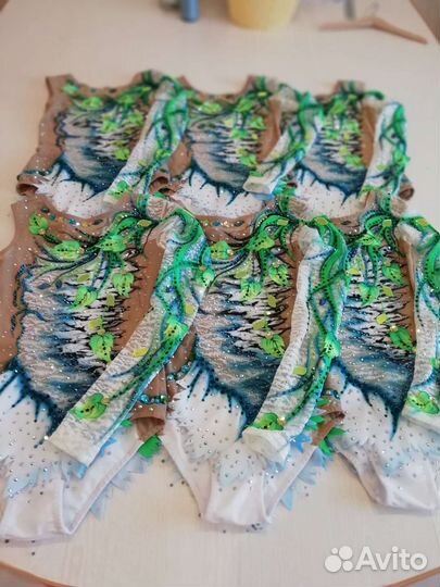 Групповые купальники для гимнастики