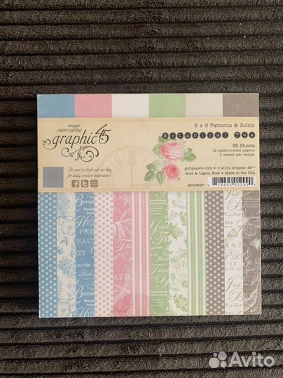 Бумага для скрапбукинга Graphic 45