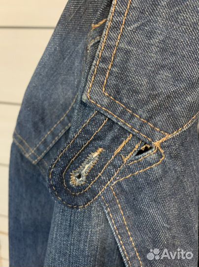 Пиджак джинсовый sisley 46р