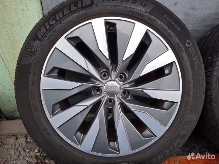 Колеса audi оригинал 225/55/18 5/112 лето