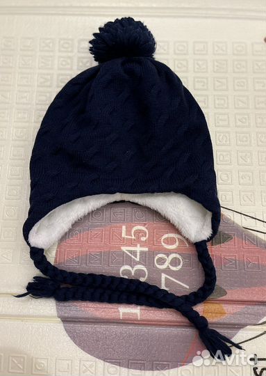 Шапка зимняя на мальчика 50 размер