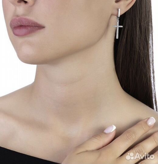 Серьги серебро 925