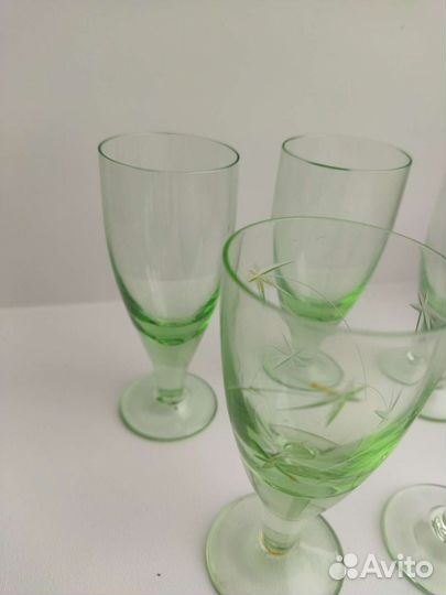 Стопки ссср. Цветное стекло