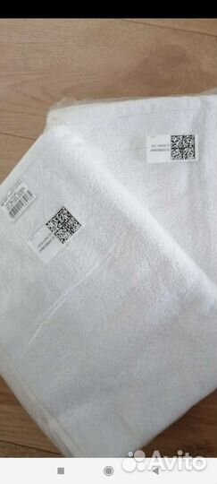 Махровые полотенца белые 70#140, 50#100, 40#70