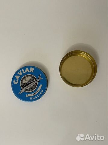 Баночка жестяная от черной икры