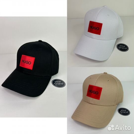 Кепка / бейсболка hugo белая