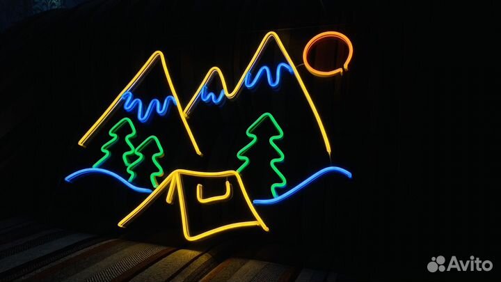 Вывеска для кемпинга