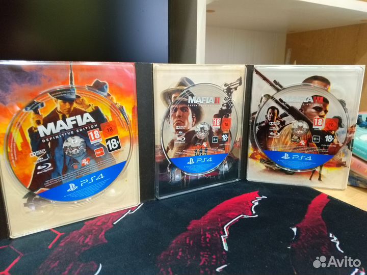 Mafia trilogy ps4 диск