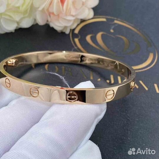 Браслет Cartier Love из розового золота