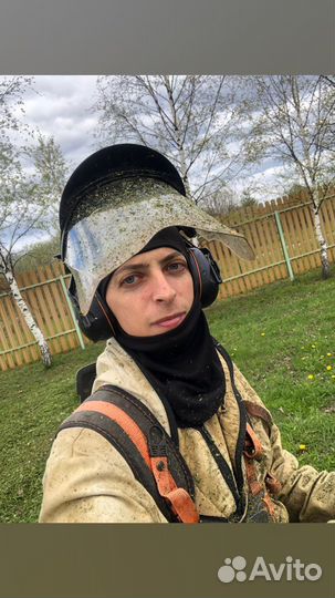 Покос травы,спил деревьев