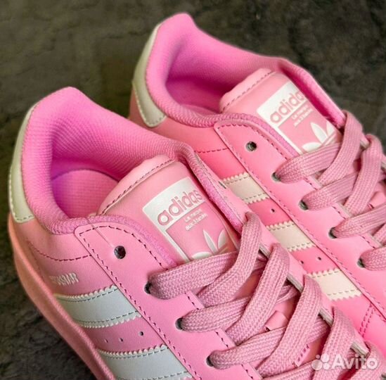 Кроссовки adidas superstar pink