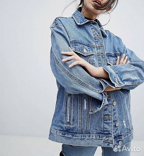 Джинсовая куртка Bershka