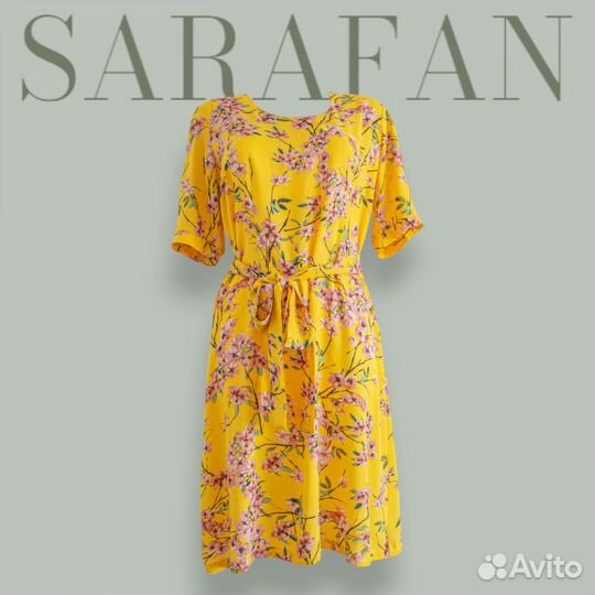 Платье летнее женское Sarafan 48 размер