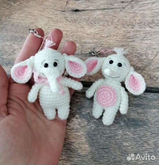 Мягкая игрушка. Брелок. Слоник