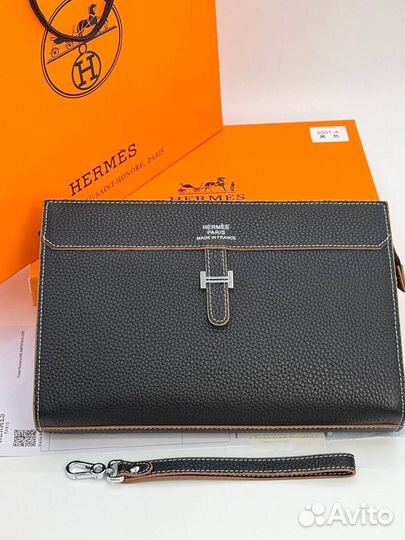 Сумка клатч мужская Hermes Премиум