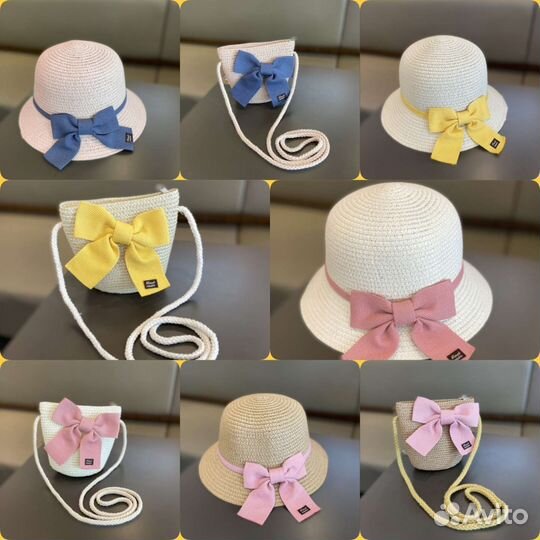 Панамка и сумочка для девочки
