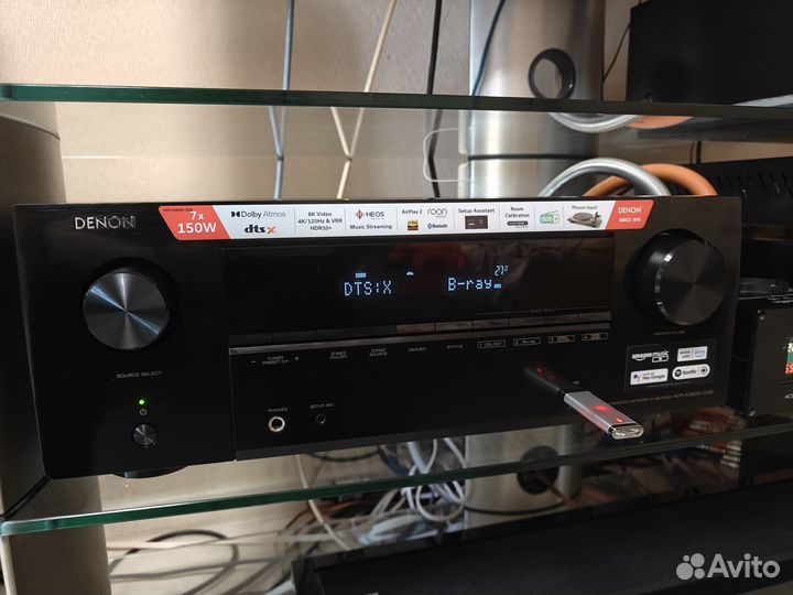 Denon avr x2800H 8К/Atmos/Earc/Bluetooth/Heos