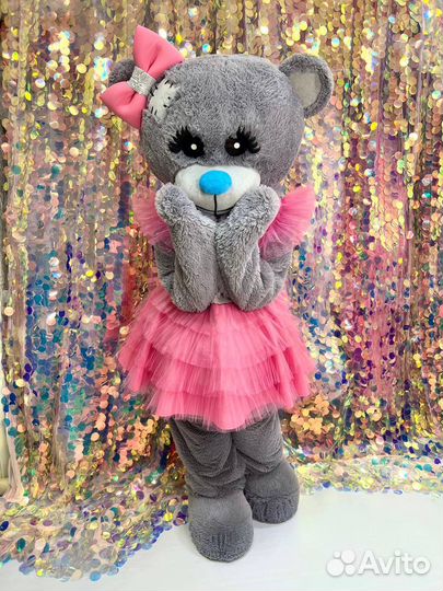 Поздравление от мишки Тедди (ростовая кукла)