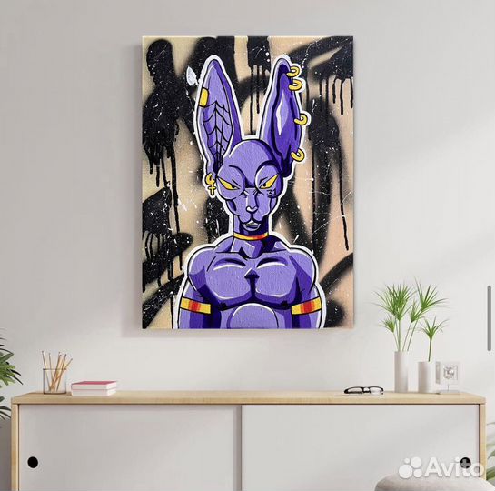 Интерьерная картина акрилом