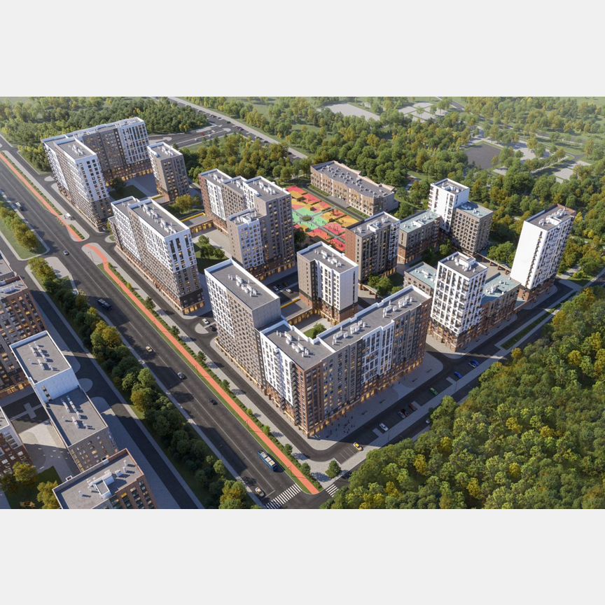 2-к. квартира, 57,6 м², 12/14 эт.