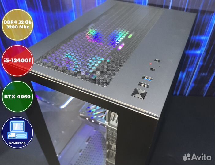 Системник игровой i5-RTX4060-32DDR4-NKW7921036-H610