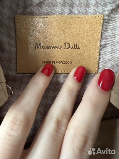 Тренч женский massimo dutti