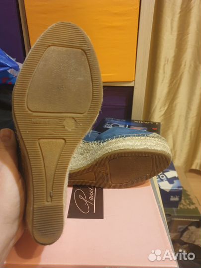 Эспадрильи женские 37 размер