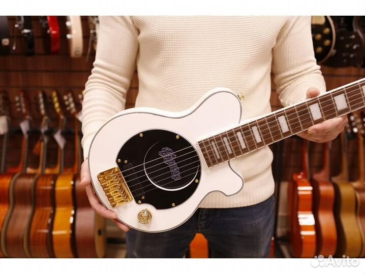 Pignose PGG-259 WH - мини-электрогитара со встроен