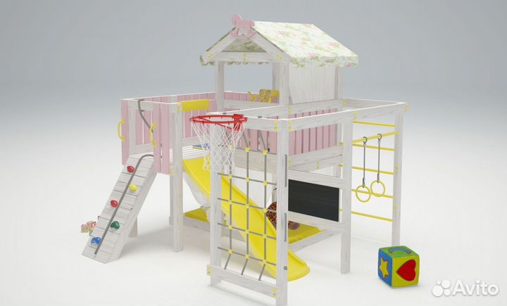 Игровой комплекс Савушка Baby 8 розовый