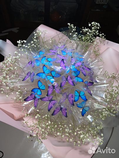 Букет из бабочек, сьедобные букеты