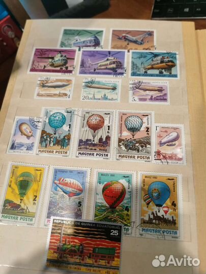 Альбом с почтовыми марками коллекция марок