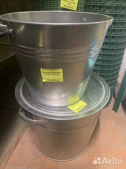 Оцинкованные ведра