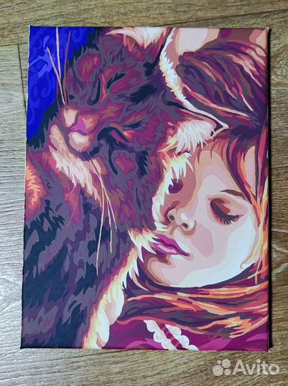 Картины по номерам раскрашенная