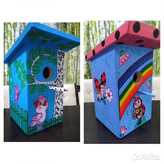 Скворечник, Синичник,Кормушка для птиц