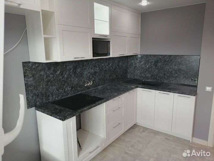 Кухонный гарнитур угловой с бесплатной установкой